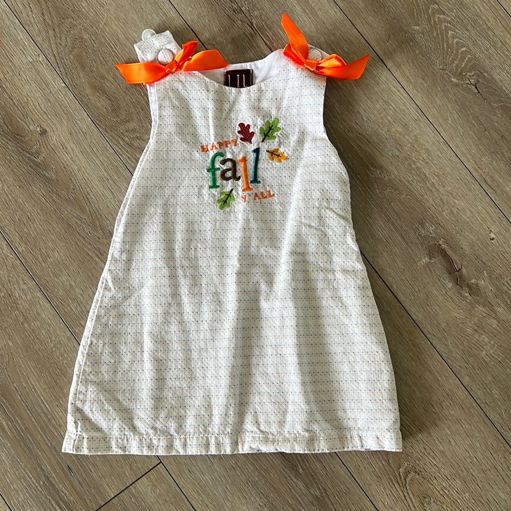 4T Happy Fall Lil cactus dress or could be worn with pants or stockings